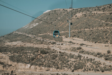 Le téléphérique de la ville de Agadir au Maroc