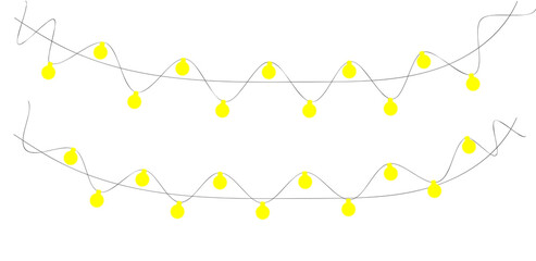 String light illustration isolated on transparent background