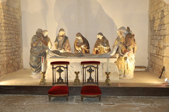 Eglise Saint M&eacute;dard, village de Verteuil sur Charente, d&eacute;partement de la Charente, France