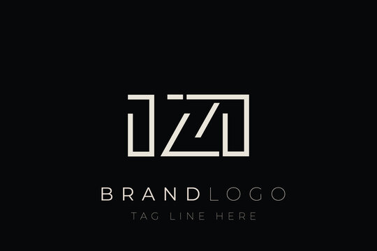 IZI abstract letter logo design. Modern Business Logo Design With Abstract Typography and Contemporary Style