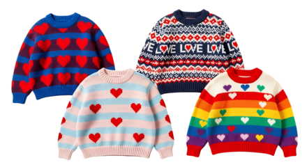 Photo of colorful knitted hat and mittens on snow, a cozy winter accessory for warmth and style, perfect for cold weather fashion and outdoor activities