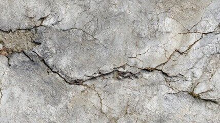 Fototapeta premium The surface displays cracks and texture showcasing natural weathering and geology.