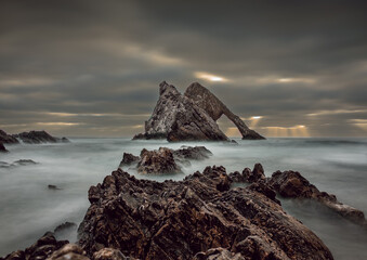 Bow Fiddle rock at dawn © Robin