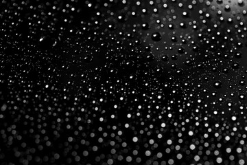 Abstract background texture drops of water and art light on glass. Creative space design