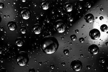 Abstract background texture drops of water and art light on glass. Creative space design