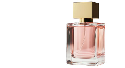Perfume bottle isolated on transparent background