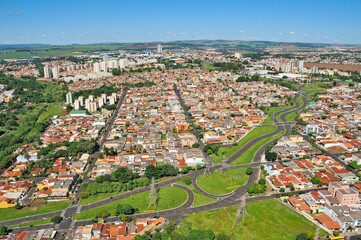 Vista a&eacute;rea de Ribeir&atilde;o Preto - SP