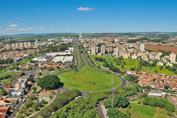 Vista a&eacute;rea de Ribeir&atilde;o Preto - SP
