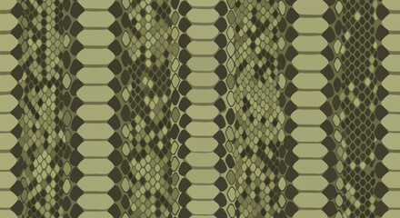 Flat vector snakeskin pattern with repeated diamond-shaped scale blocks, arranged in diagonal alignment. Solid neutral colors, no gradients, seamless pattern, modern geometric look