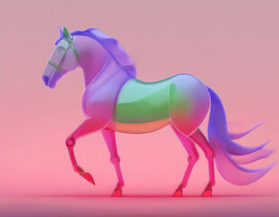 馬　AI生成素材