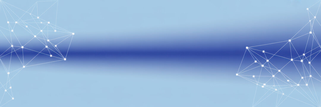 Global network connection banner design template. Header social network communication in the global business concept. Big data visualization. Internet technology