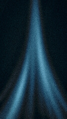 Intense dark abstract background in black and deep navy with a powerful central indigo/cyan light beam, featuring a dramatic grainy texture ideal for wide 4K templates