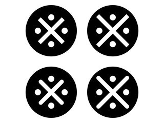 米印・注釈アイコンセット