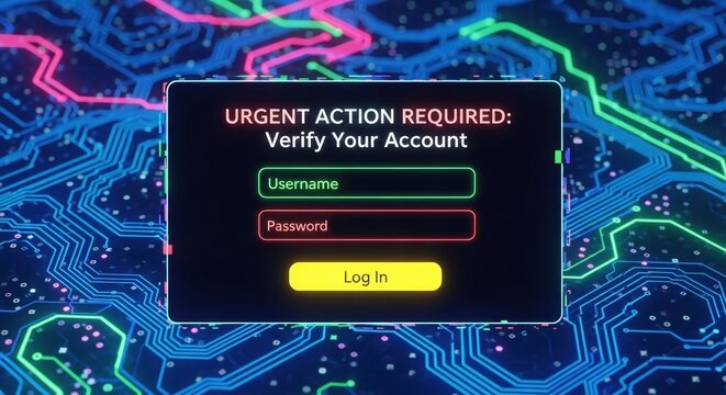 computer screen with the words urgent required on it