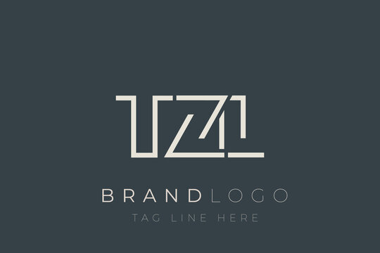 TZL abstract letter logo design. Modern Business Logo Design With Abstract Typography and Contemporary Style