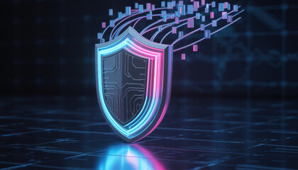 Cyber ​​security and data protection, internet network security, protect business and financial transaction data from cyber attack, user private data security encryption