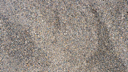 ark sand on shore of Black sea in Batumi city