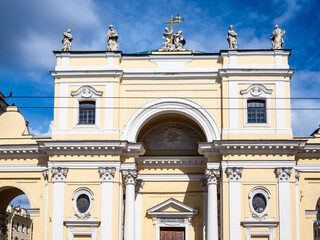 Church of St Catherine in St Petersburg city