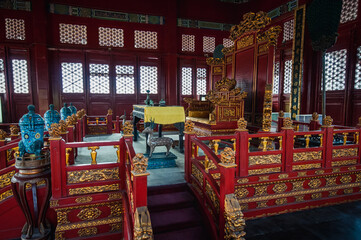 Interior of Biyong Palace in Guozijian - Imperial Academy, China