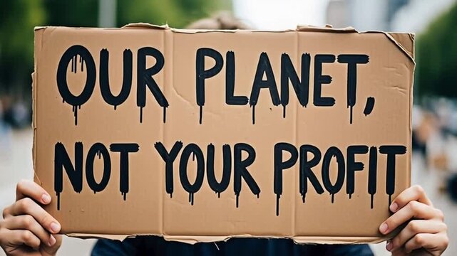 Sign of environment protection for the concept of planet preservation.