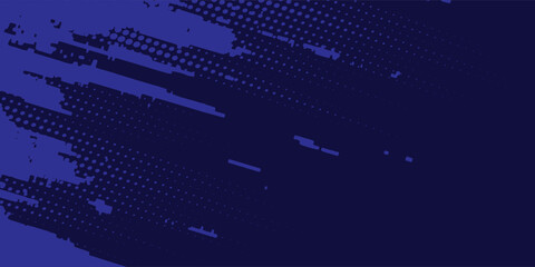 Dots halftone blue and dark blue color pattern gradient grunge texture background. Dots pop art sport style vector illustration. Vector grunge halftone abstract.Dots texture background.
