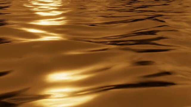 Fondo abstracto dorado con ondas, dise&ntilde;o elegante y moderno para video