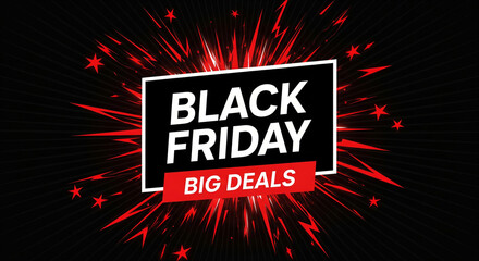 Ignite massive savings this Black Friday with explosive big deal announcements and vibrant promotional graphics that scream incredible offers
