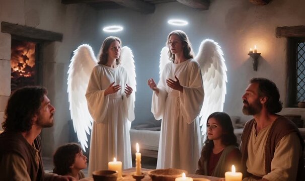God Punishes Sodom and Gomorrah with Fire and Sulfur from Heaven