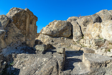 Ruins of Ancient thracian city of Perperikon, Bulgaria