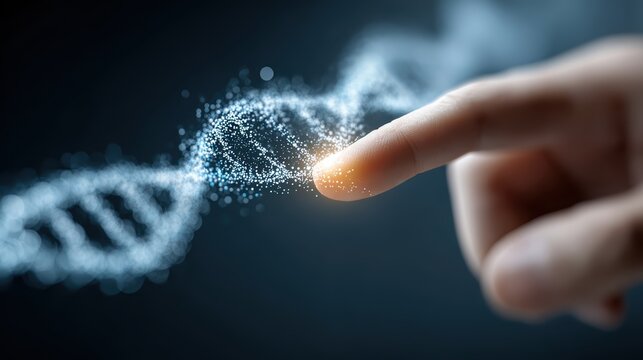 DNA Technology Innovation - Science Research Stock Photo, Healthcare, Medical