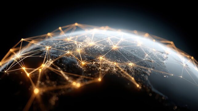 Global Network: Technology, Data, and Connections, Abstract, Business