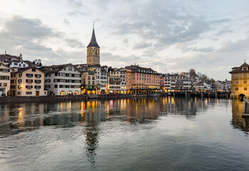 evening in zurich