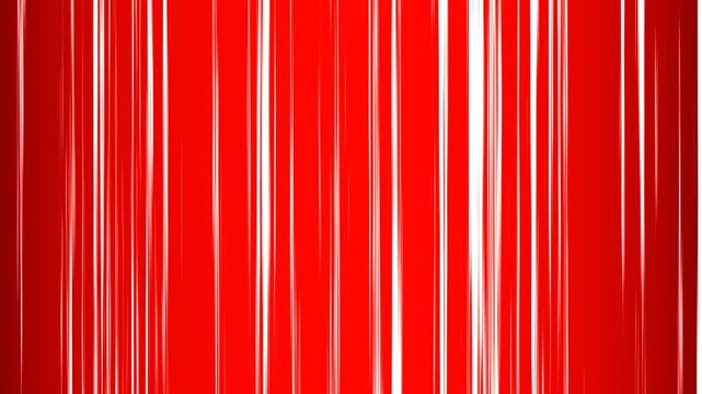 Vertical speed lines seamless loop animation with energetic white dynamic lines on red gradient background. 4K animated speedline for motion graphics background, action transition, and promo intro.