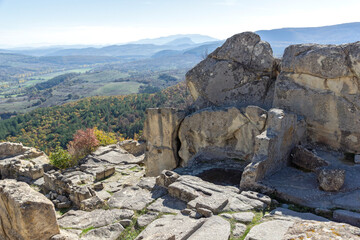 Ruins of Ancient thracian city of Perperikon, Bulgaria
