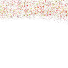 Obraz premium Red and Yellow Paint Splatter Abstract Border Pattern