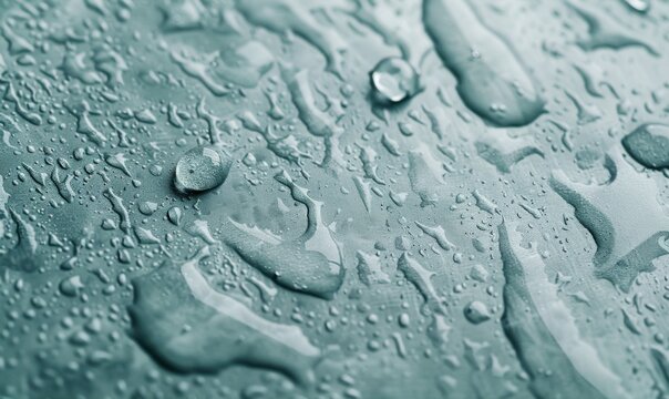 Water droplets on a smooth surface wetness and freshness background