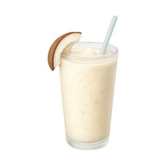 PNG Refreshing coconut smoothie drink