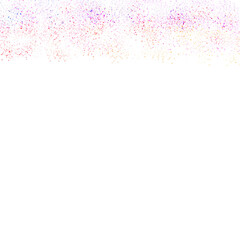 Abstract Confetti Scatter Border Effect