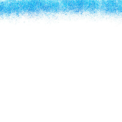 Abstract Cyan Dust Spray Textured Border