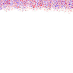 Scattered Red and Blue Particles Dust Effect