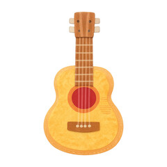 Naklejka premium PNG Acoustic guitar illustration design
