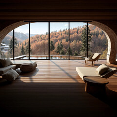 interior of a hotel room