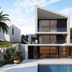 modern apartment building