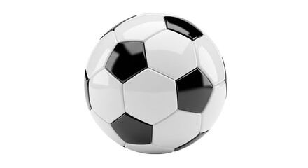 Fototapeta premium Classic Black and White Soccer Ball for Sports and Recreation 1.