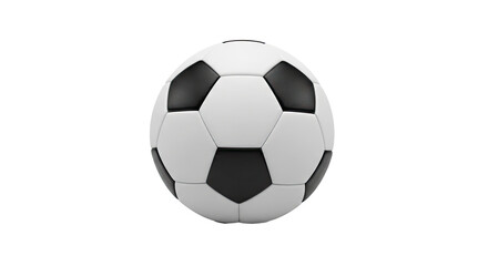 Fototapeta premium Classic Black and White Soccer Ball for Sports and Recreation 3.