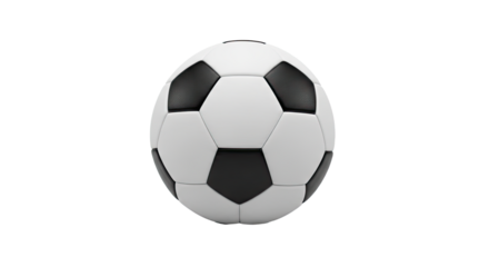 Classic Black and White Soccer Ball for Sports and Recreation 3.