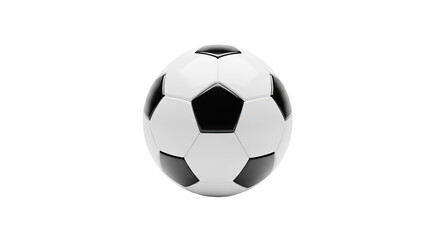 Fototapeta premium Classic Black and White Soccer Ball for Sports and Recreation 4.