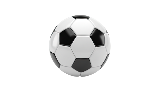 Classic Black and White Soccer Ball for Sports and Recreation 6.
