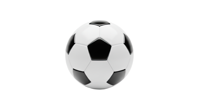 Classic Black and White Soccer Ball for Sports and Recreation 4.