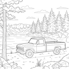 Car Coloring Page